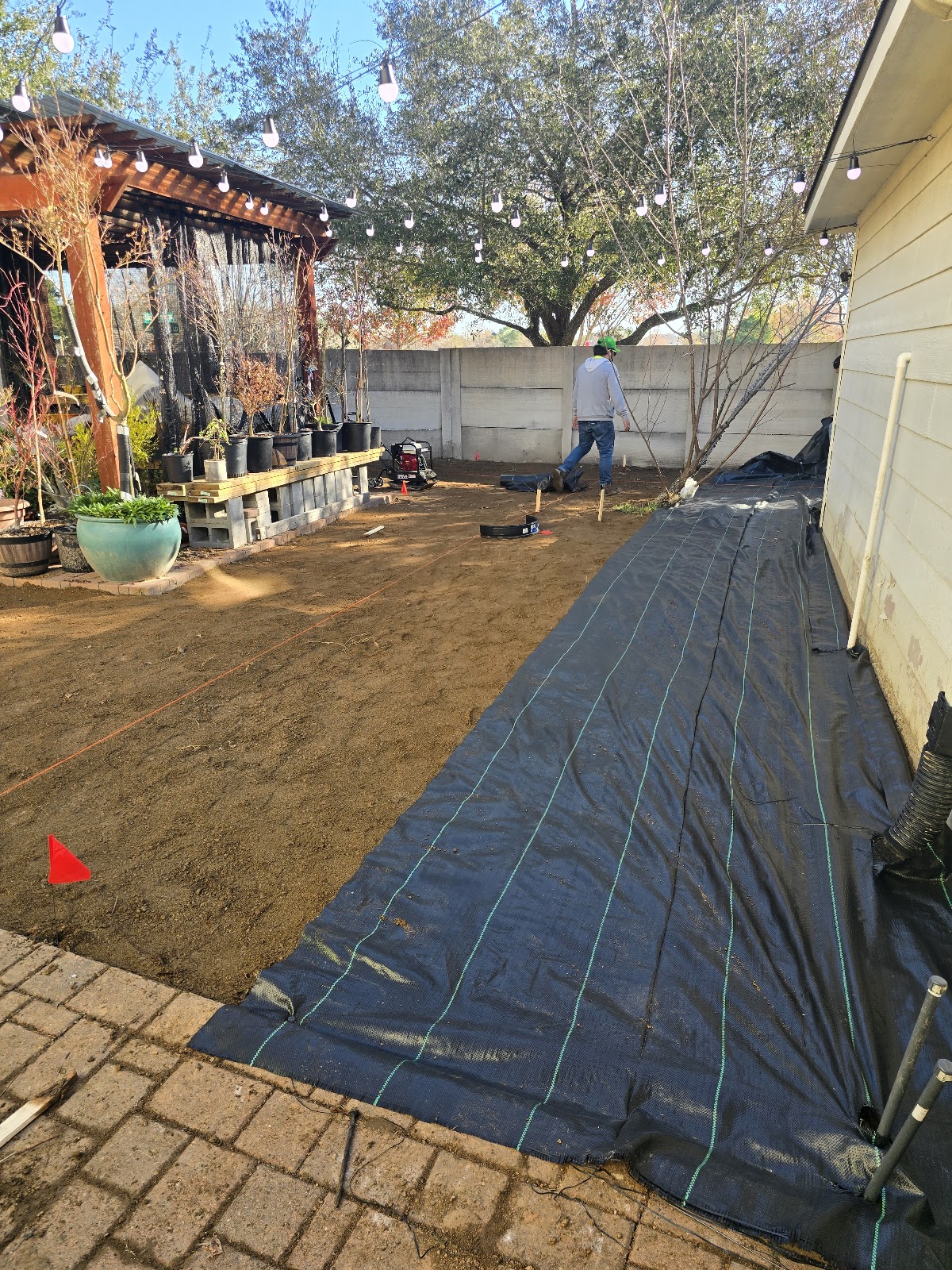 Weed Barrier Installation